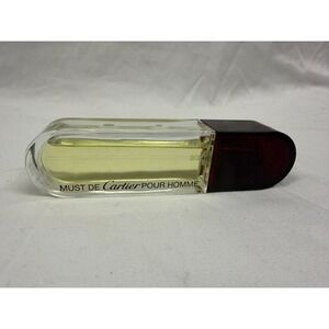 Cartier Vintage RARE Men's Must de Cartier Pour Homme Eau de Toilette Spray